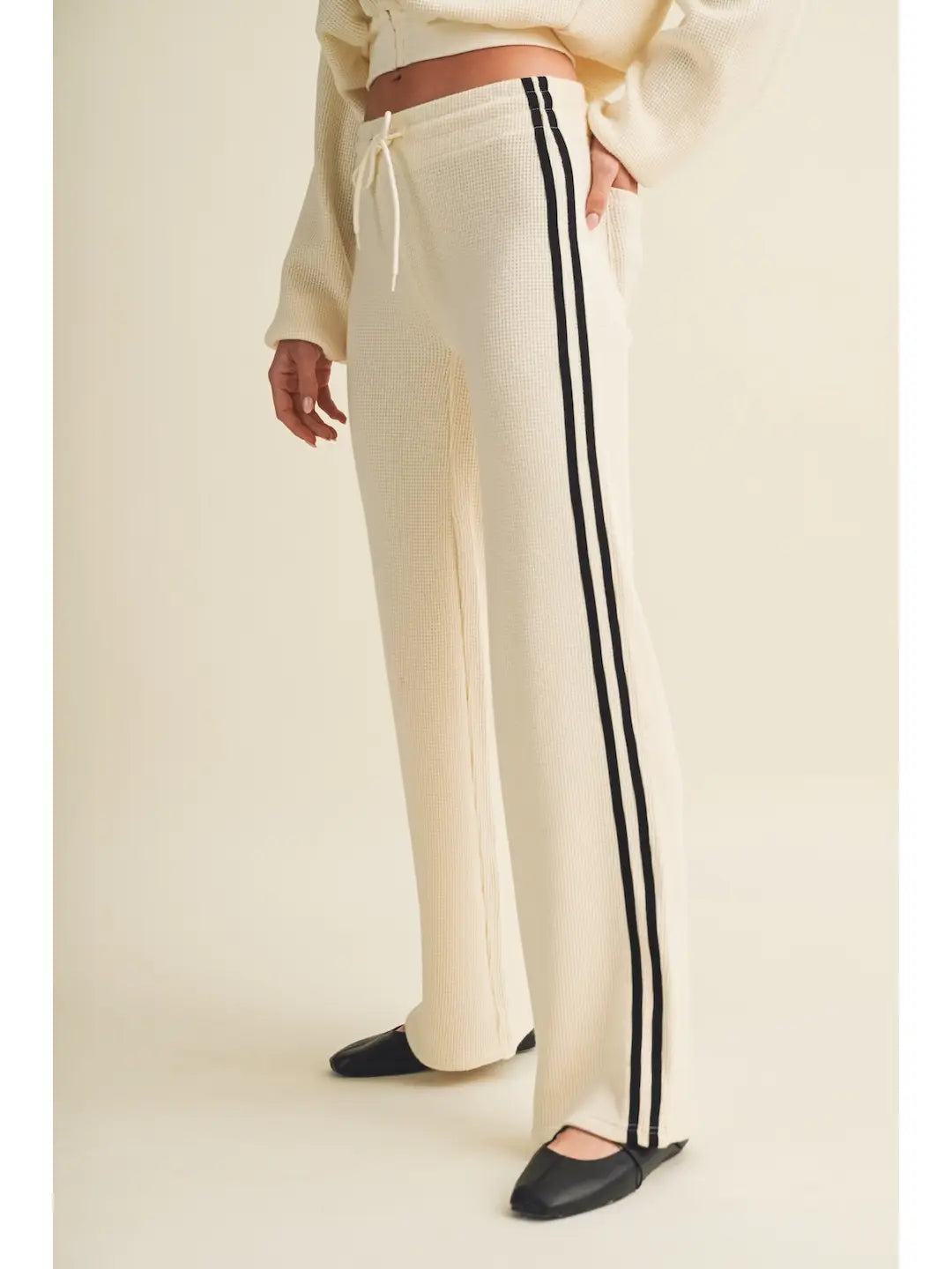 Vanilla Cloud Waffle Lounge Pants