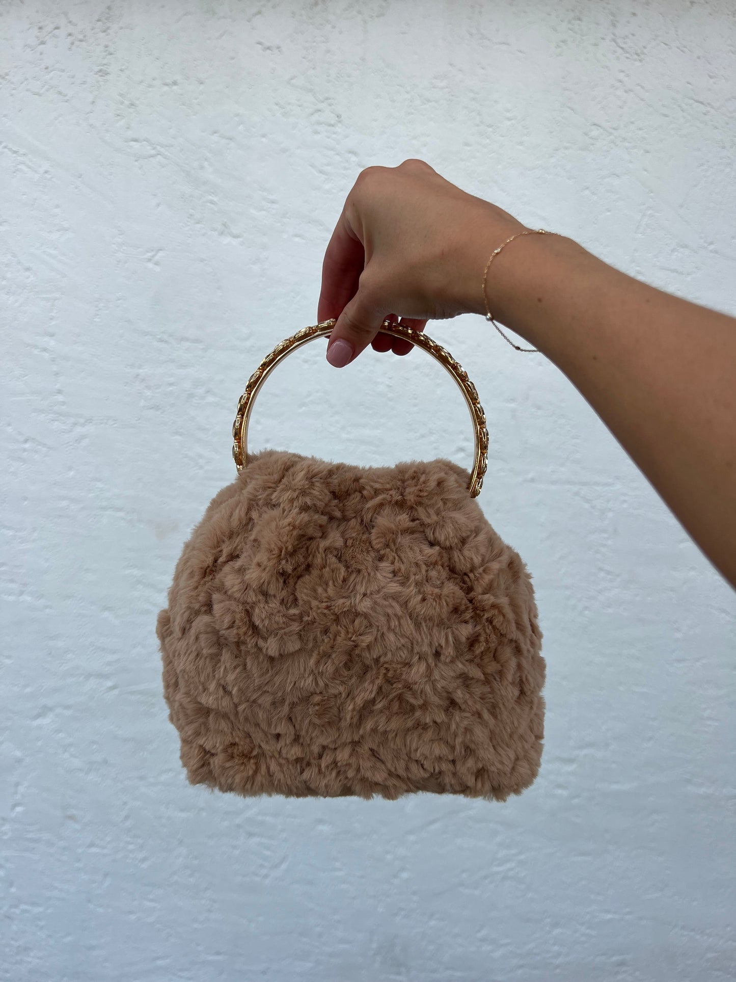PHILLIPA FUR TOP HANDLE
