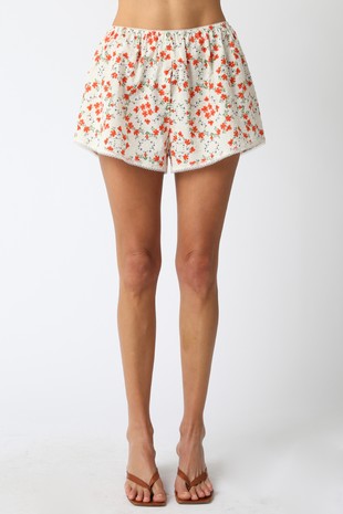 Lealie Floral Shorts