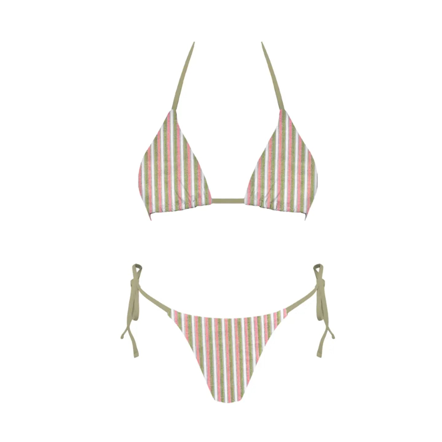 Wave Catcher Bikini Bottom - Candy Stripe