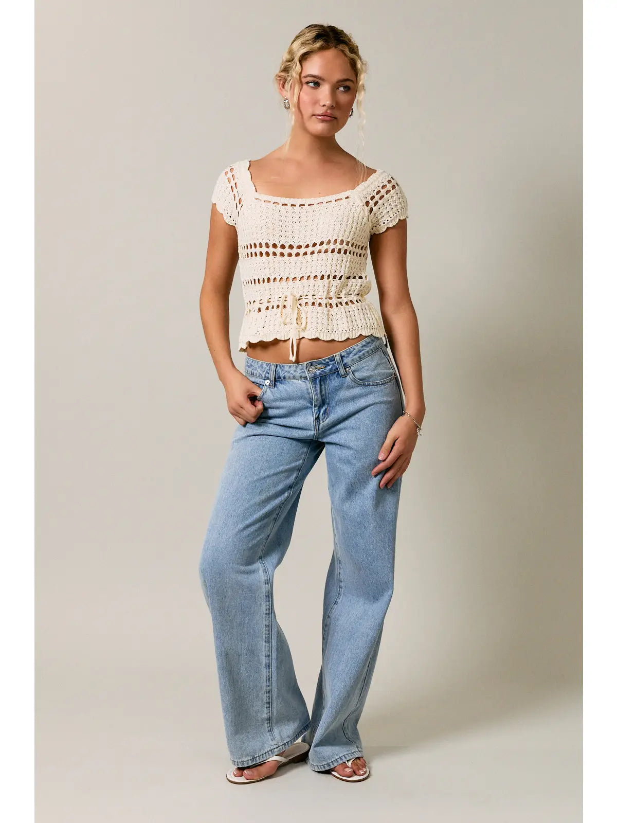 Hallie Crochet Top