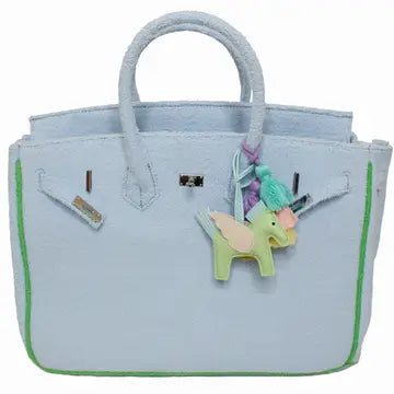 Beach Birkin- Powder Blue Large