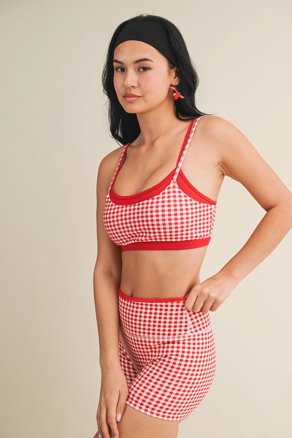 Addie Layered Sports Bra - PICNIC