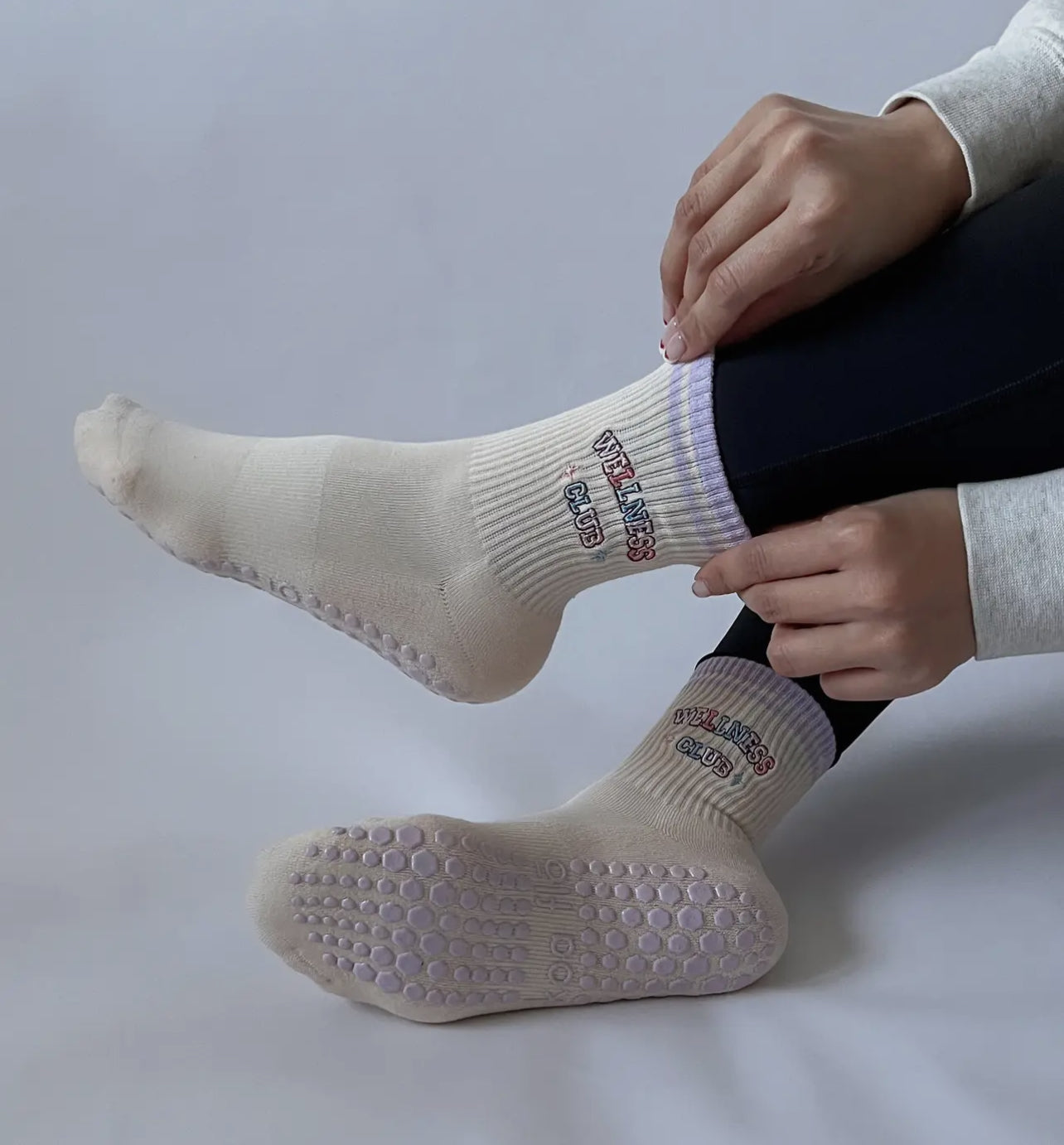 Wellness Society Pilates grip socks