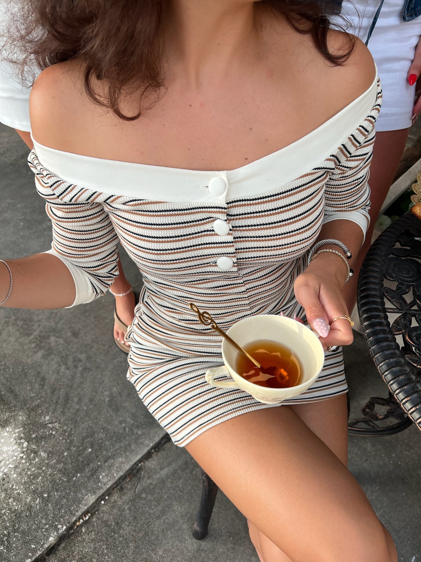 Finn Boat Neck Mini Dress