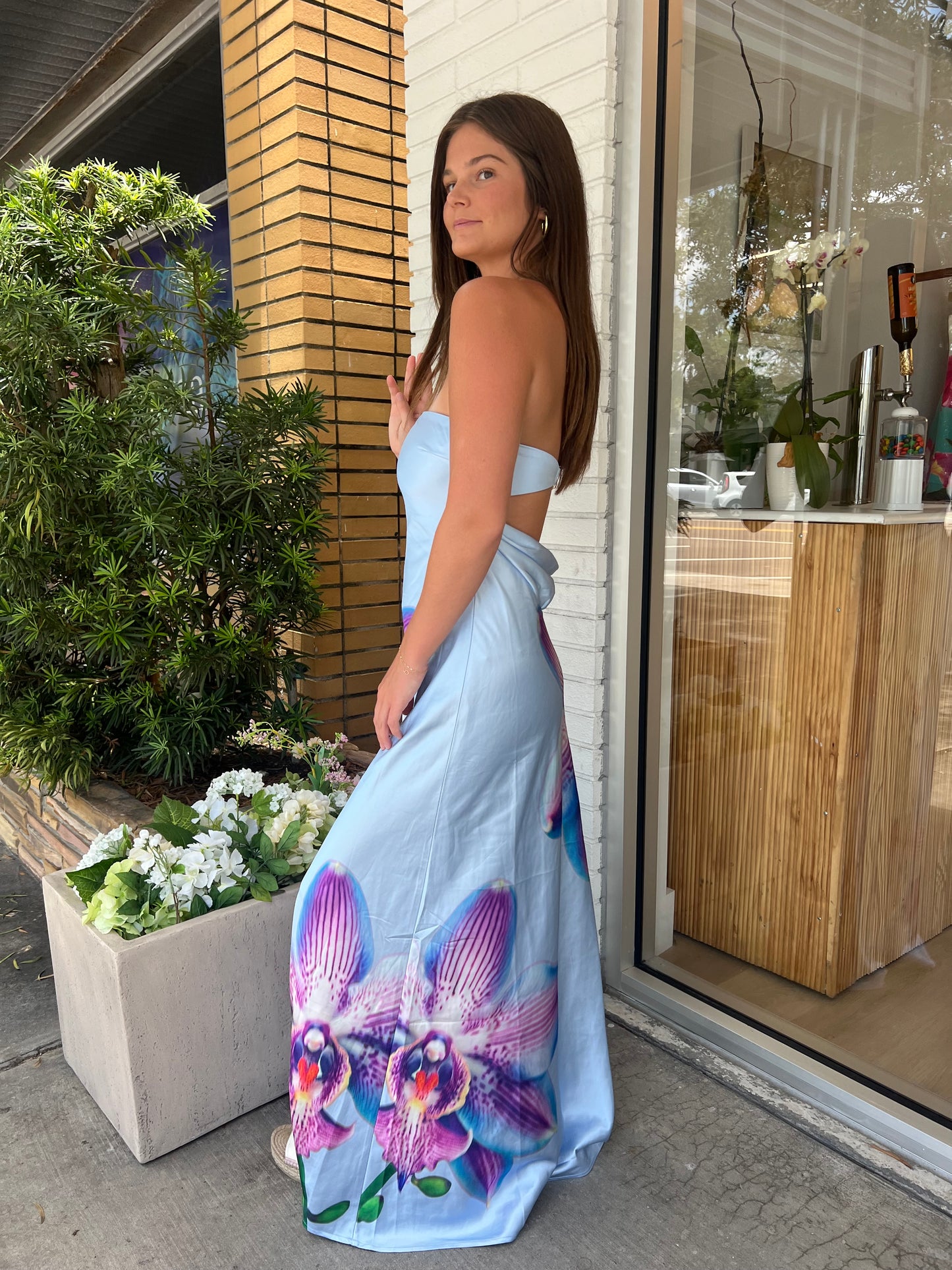 Celeste Maxi Dress  - ORCHID BLUE