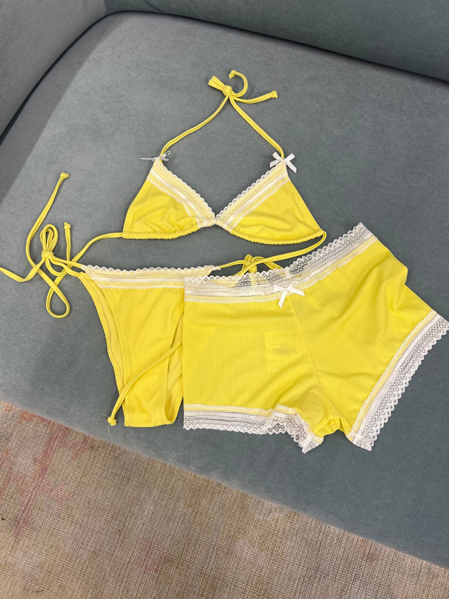 Love Story Bikini Bottom- YELLOW