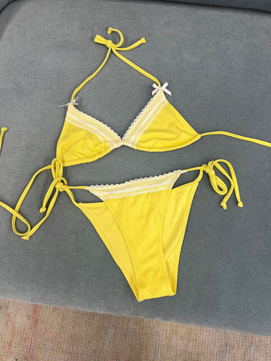 Love Story Bikini Bottom- YELLOW