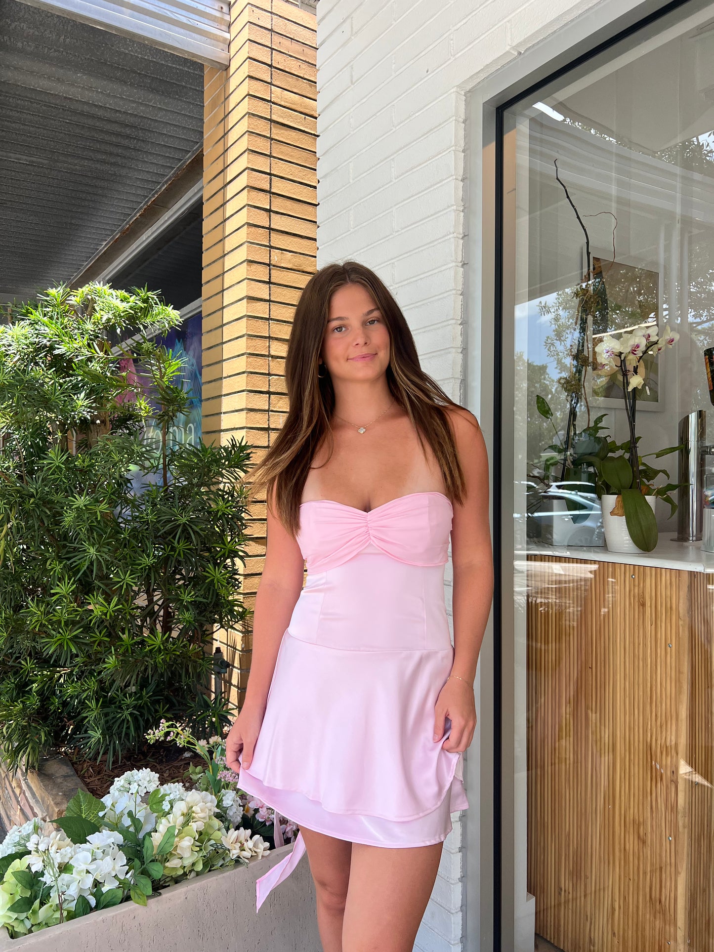 Kadie Mini Dress - Pink