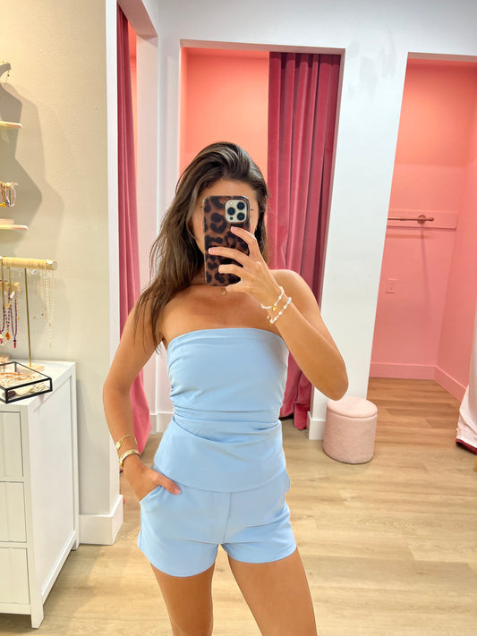 Winifred Hot Shorts - SKY BLUE