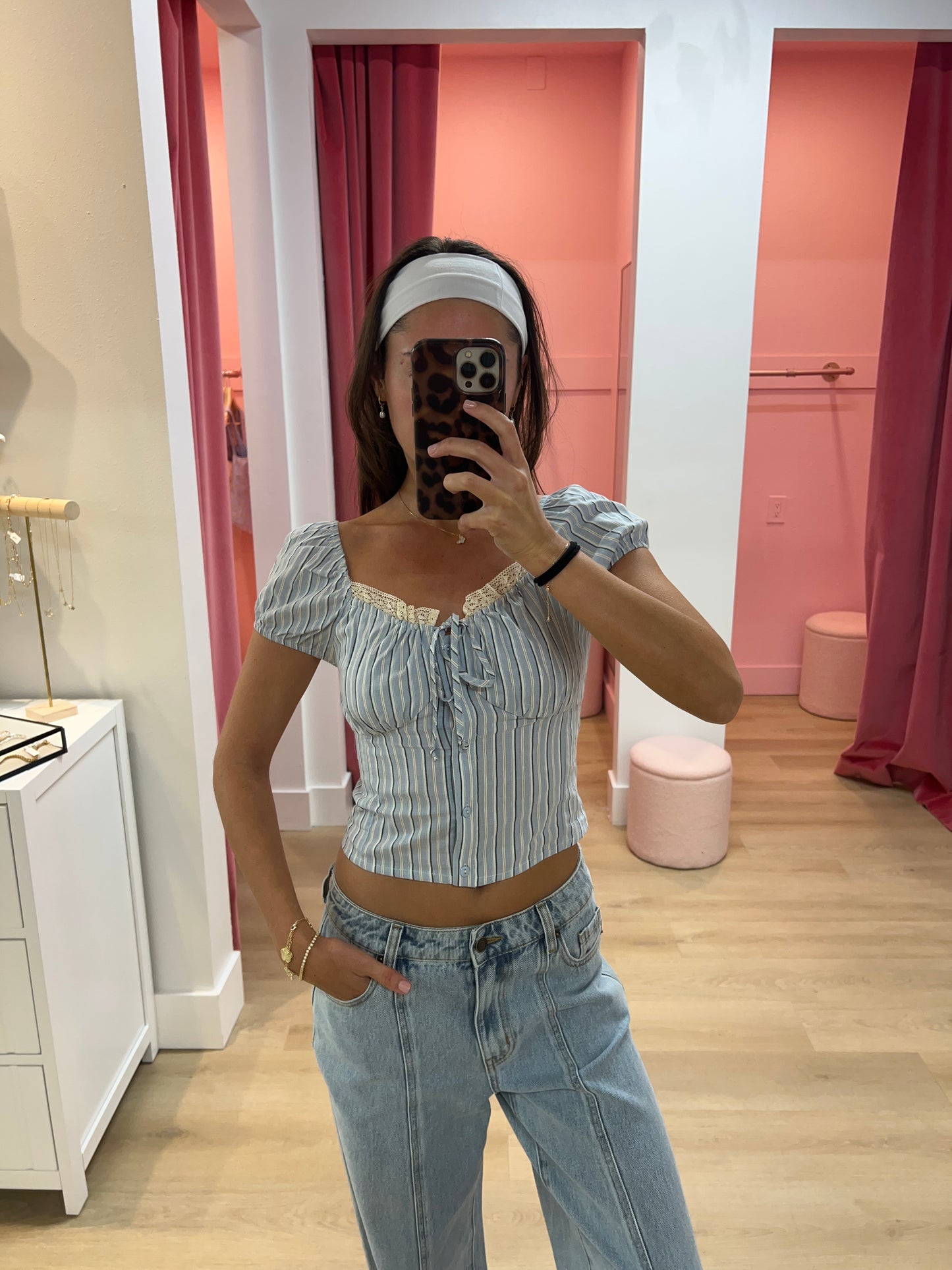 Celine Striped Top