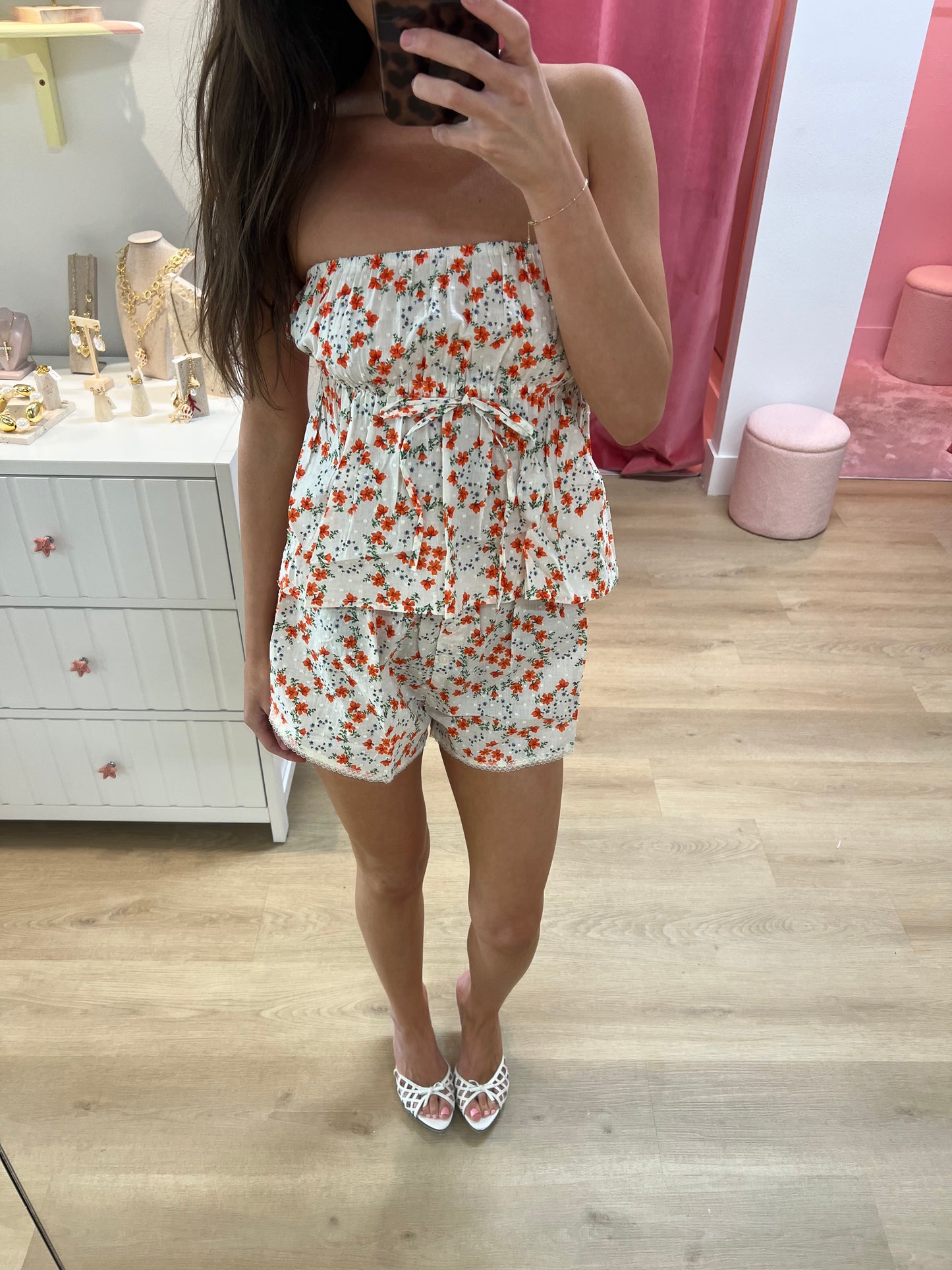 Lealie Floral Shorts