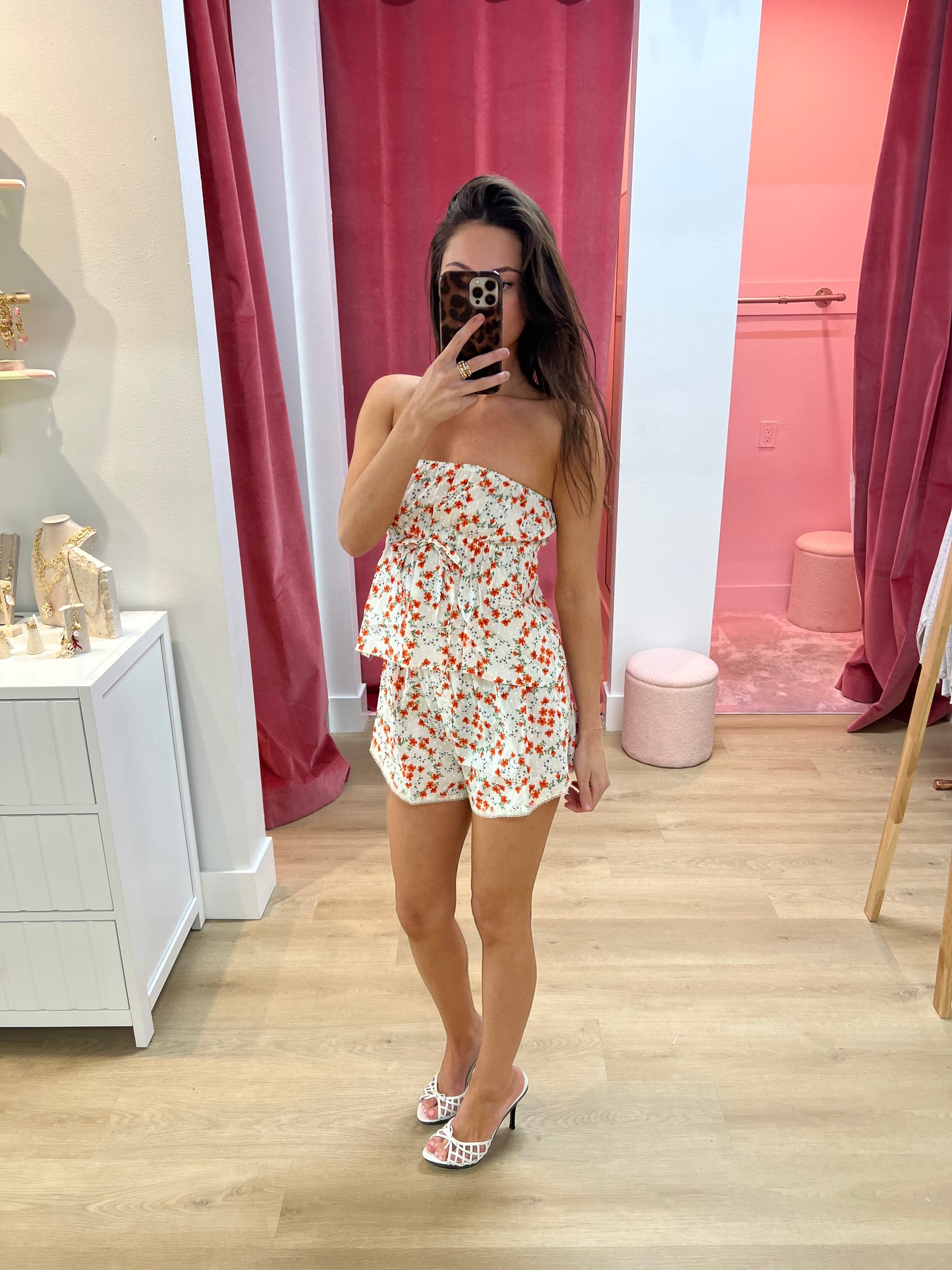 Lealie Floral Shorts