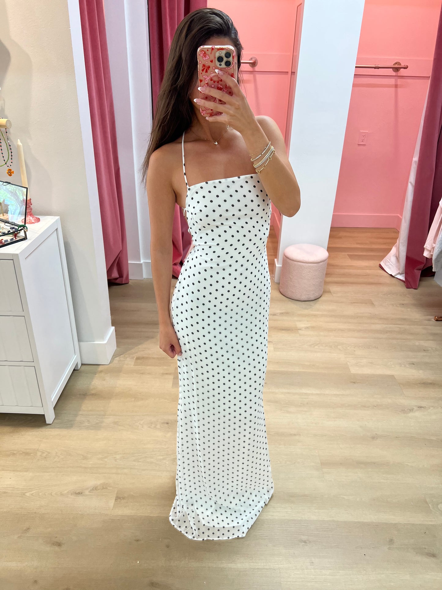 Beatrice PolkaDot Maxi Dress