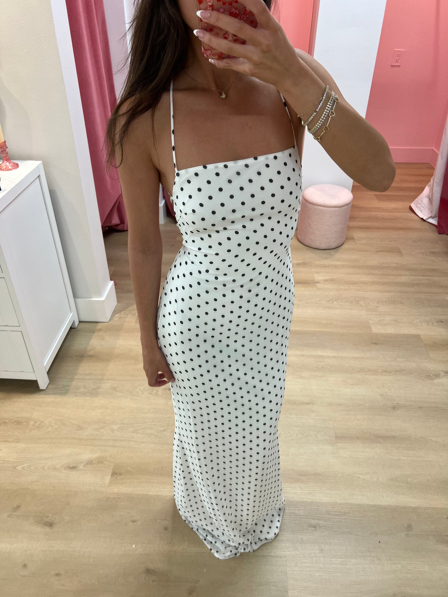 Beatrice PolkaDot Maxi Dress