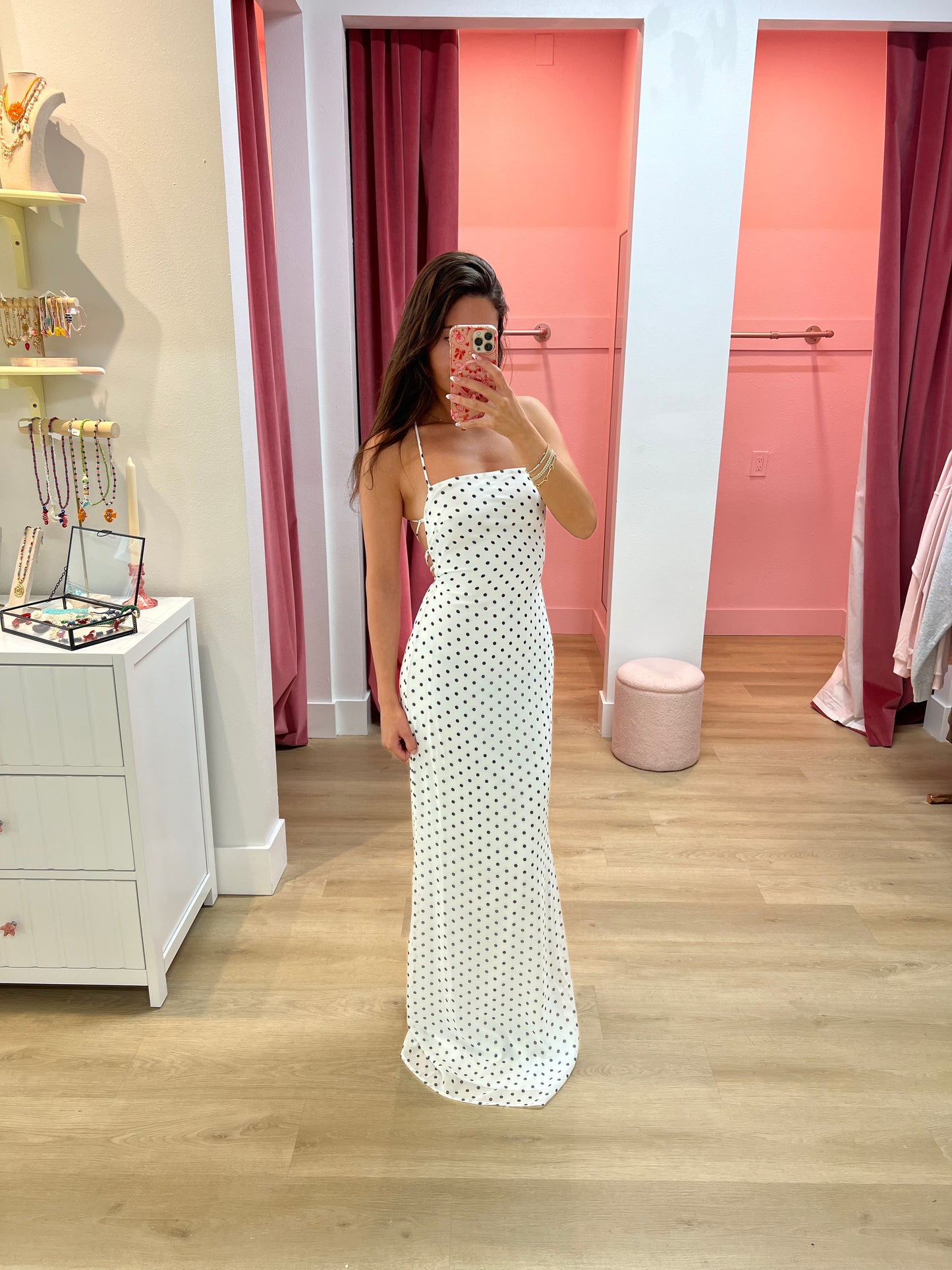 Beatrice PolkaDot Maxi Dress
