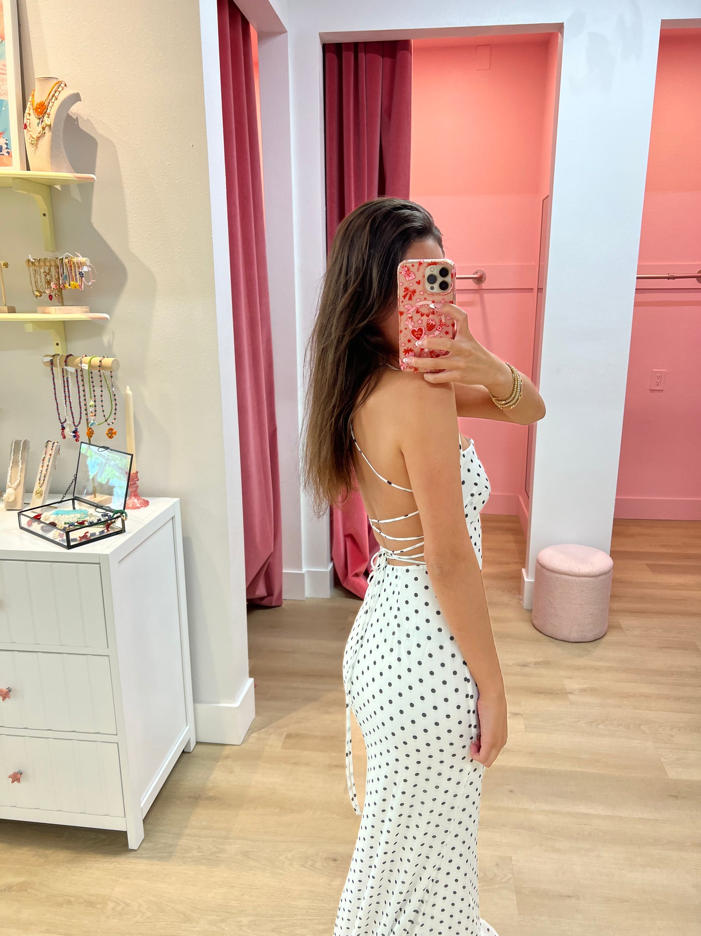 Beatrice PolkaDot Maxi Dress