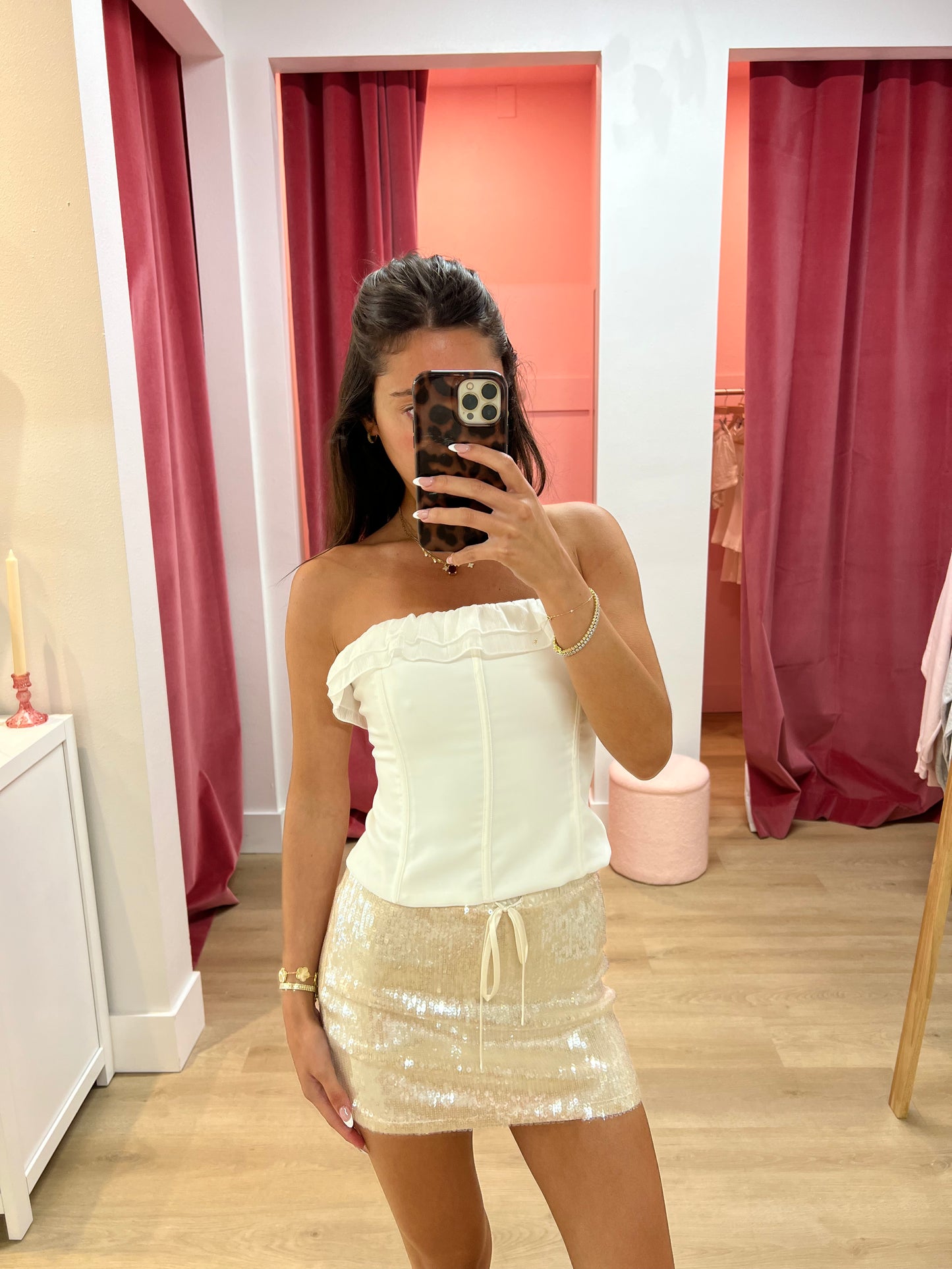 Nala Sequin Mini Skirt