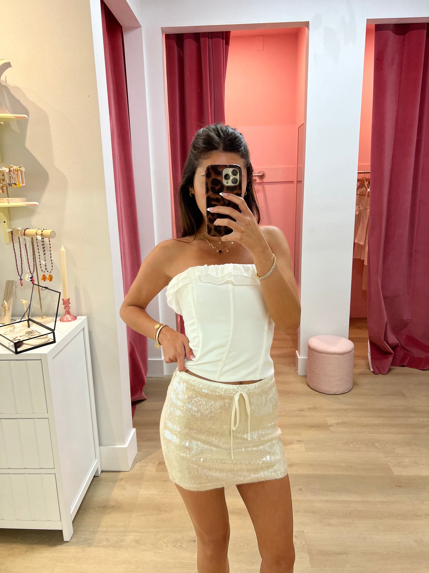 Nala Sequin Mini Skirt