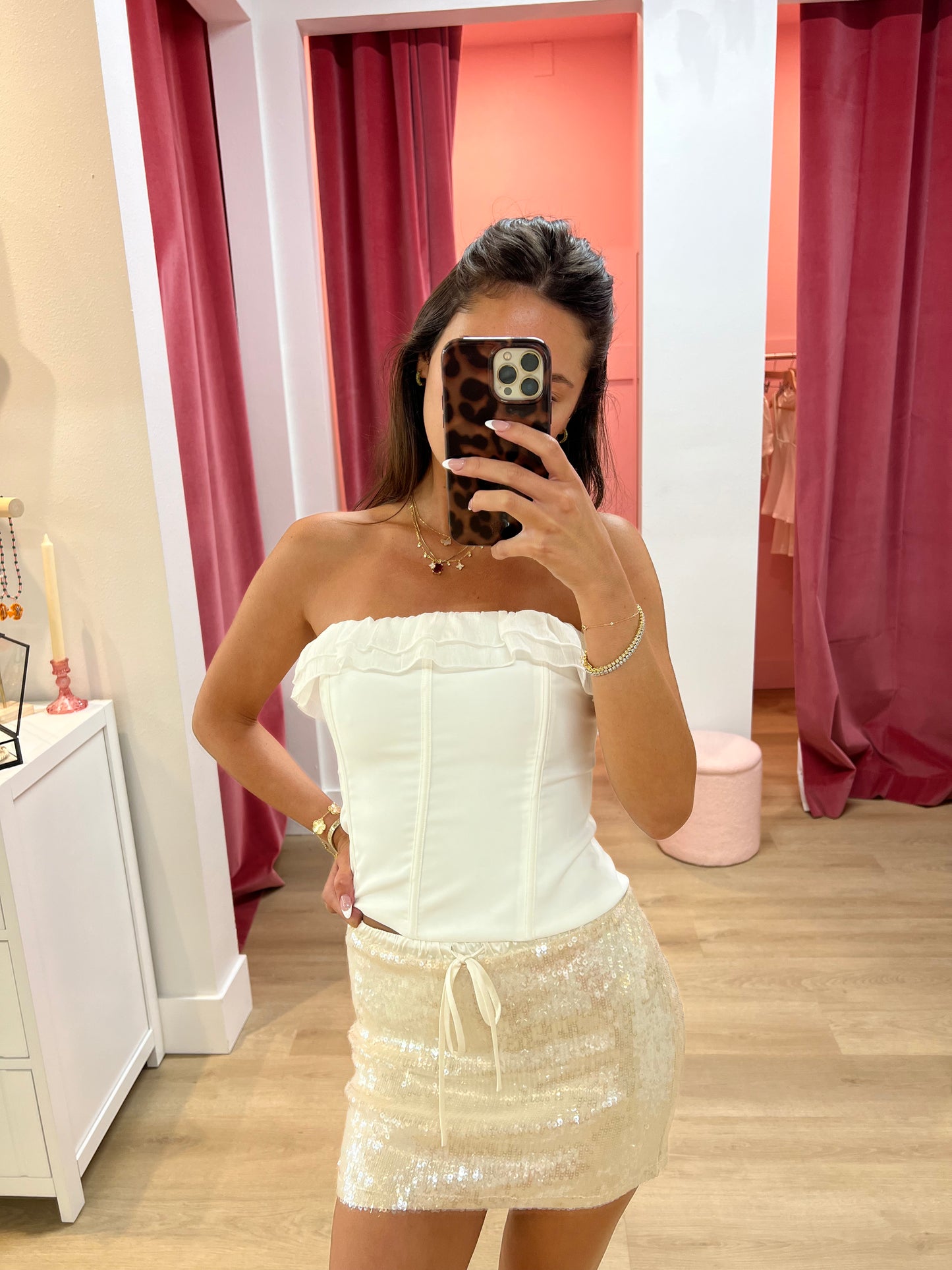 Nala Sequin Mini Skirt