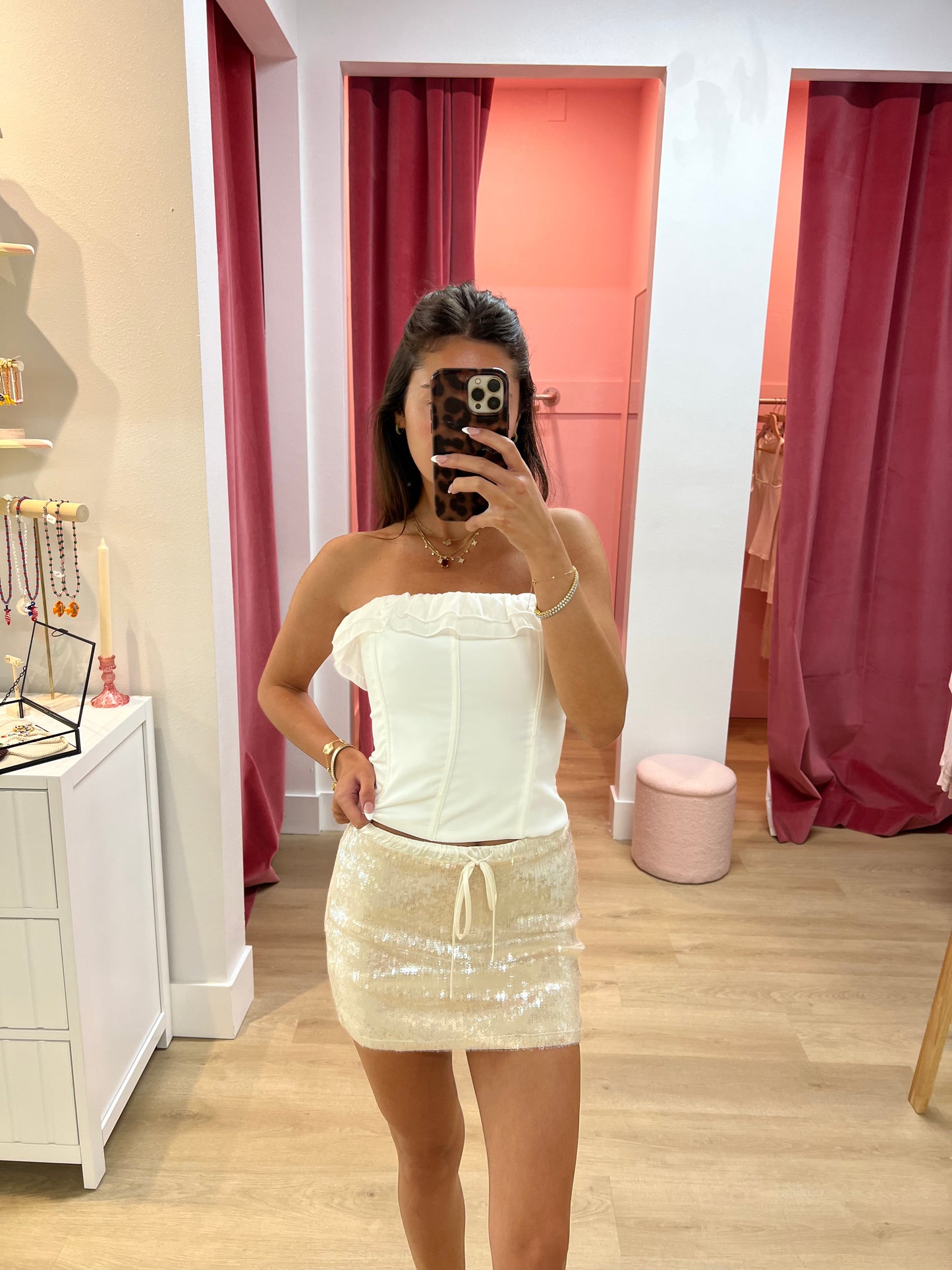 Nala Sequin Mini Skirt
