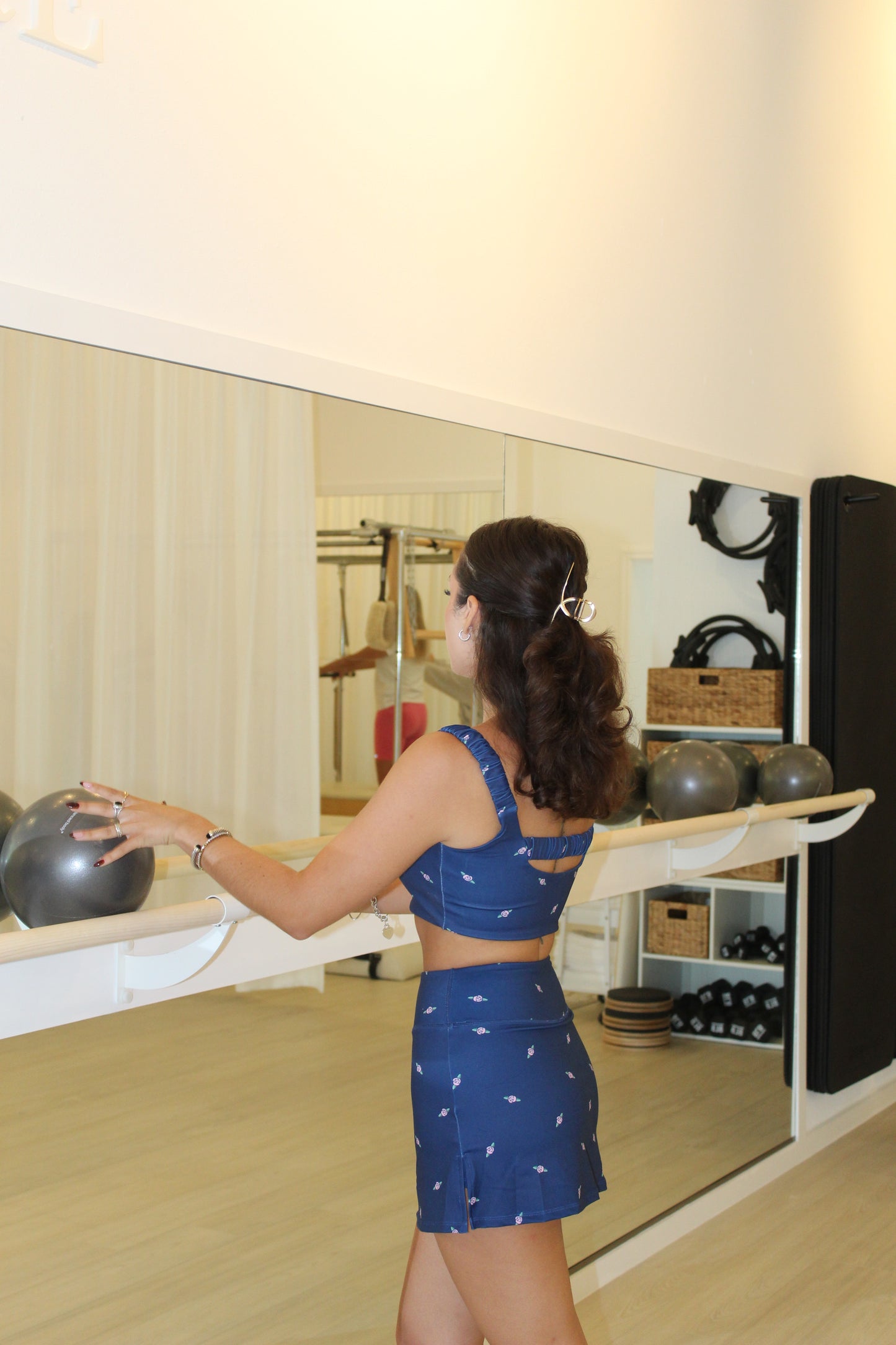 Millie Sports Bra - NAVY ROSE