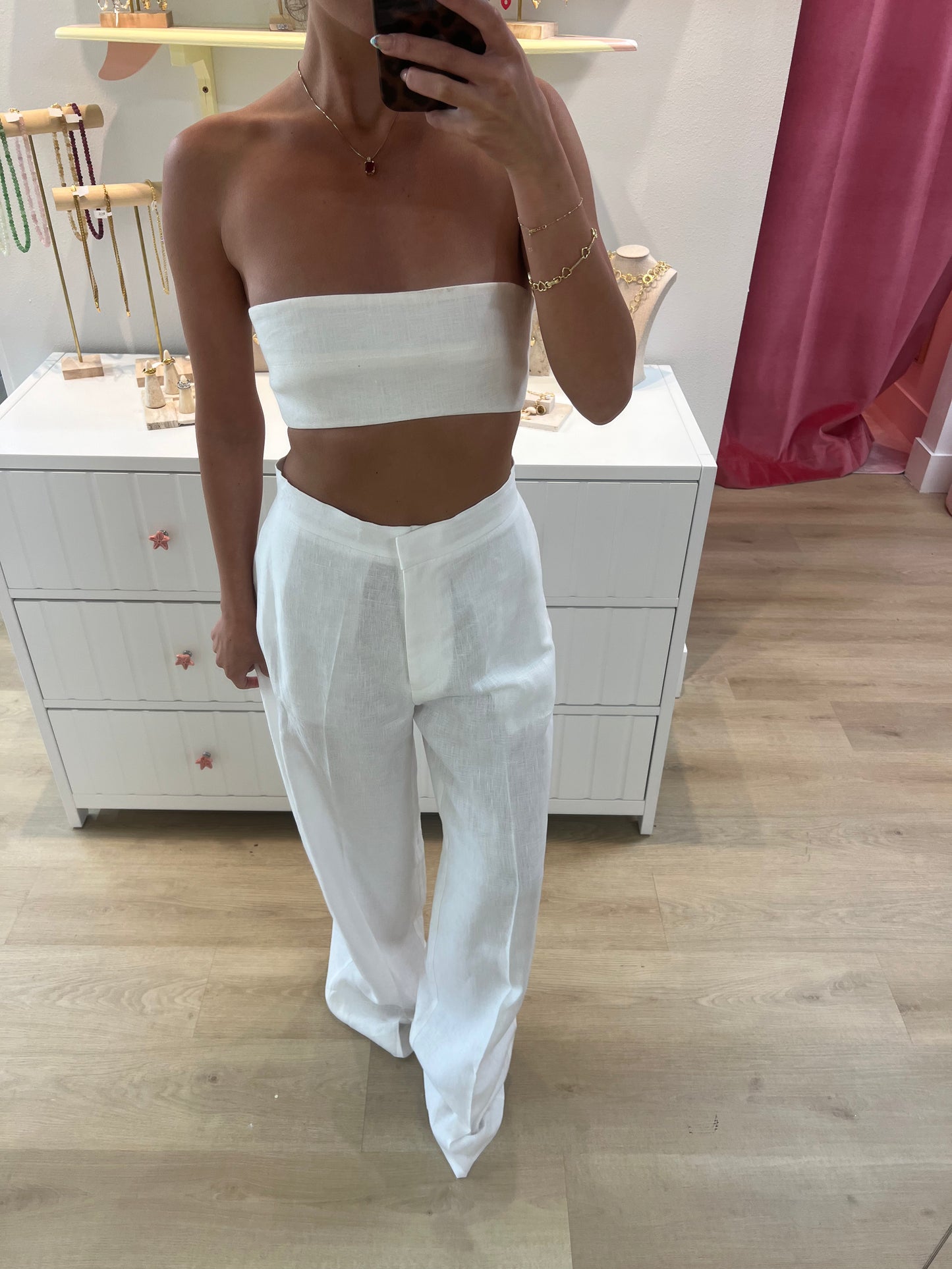 Natalia Pant Linen Trousers