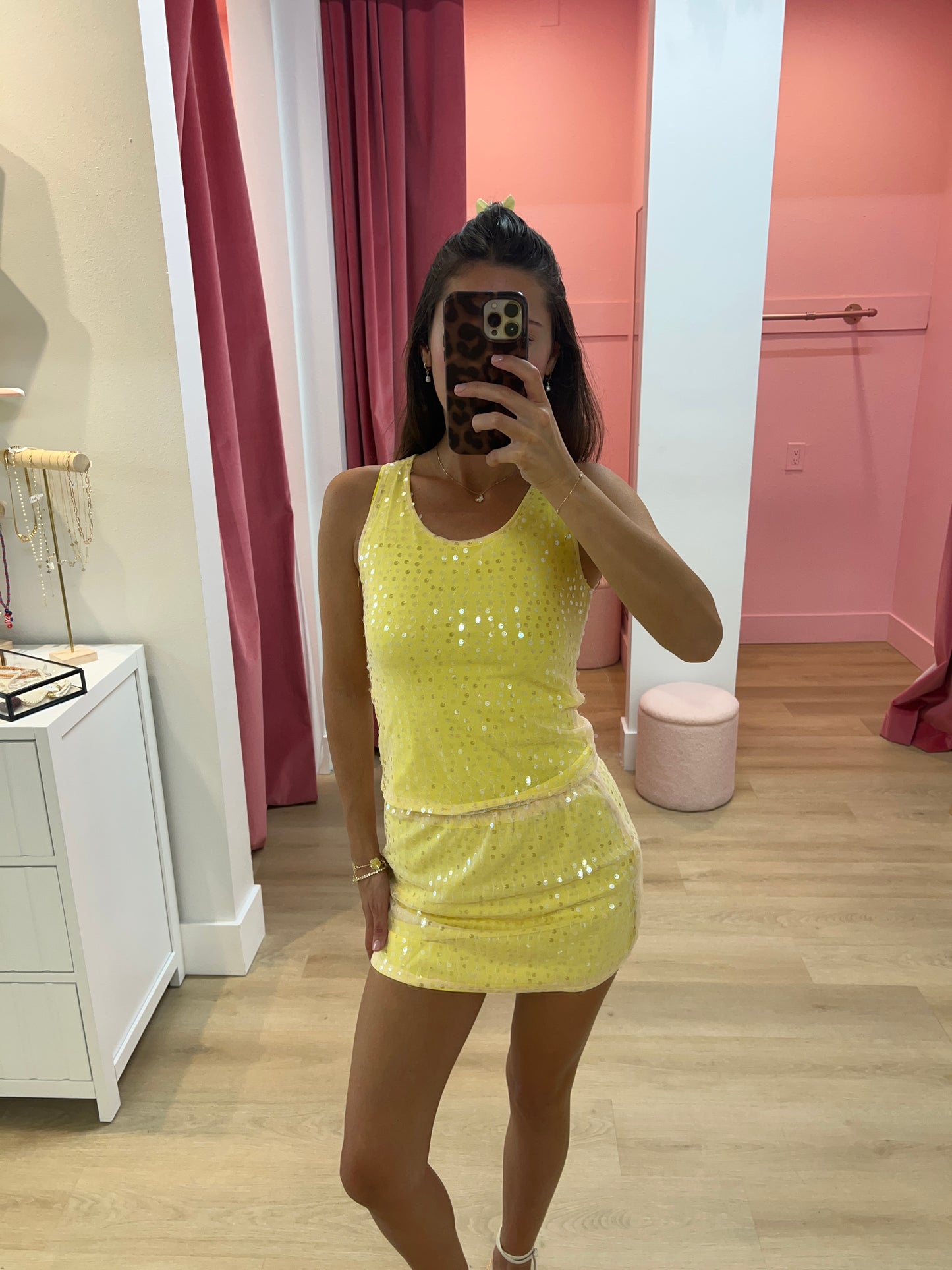 Camila Sparkling Sequin Skirt
