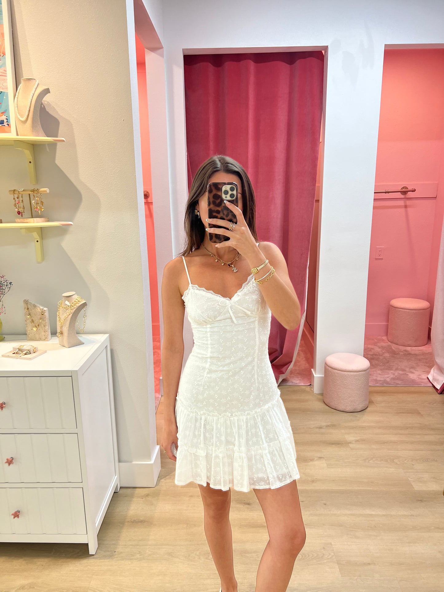 Saffron strappy Mini Dress