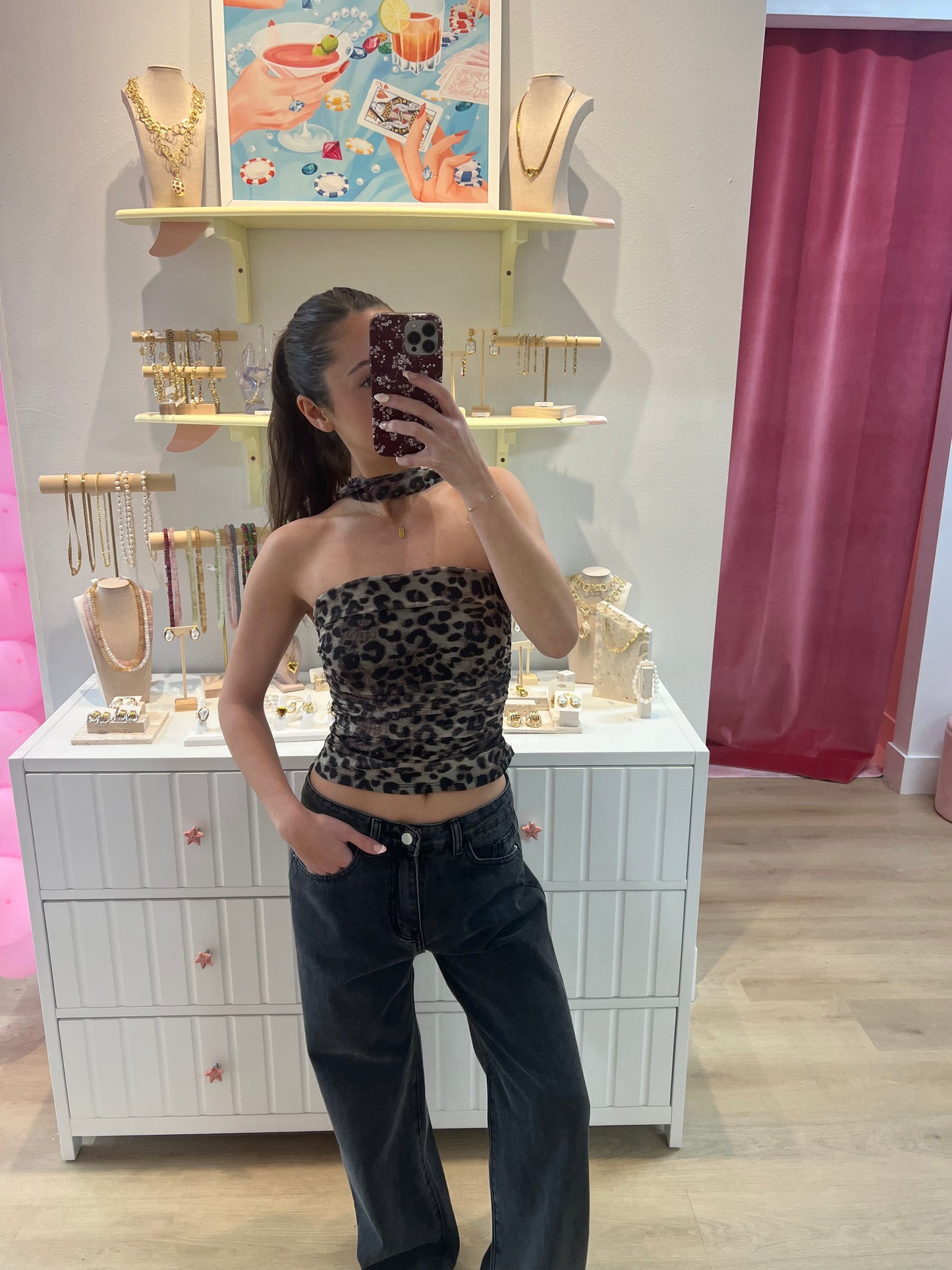 Sasha Mesh Tube Top