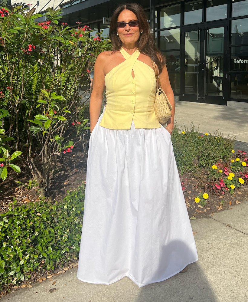 Kate High Waist Midi Skirt