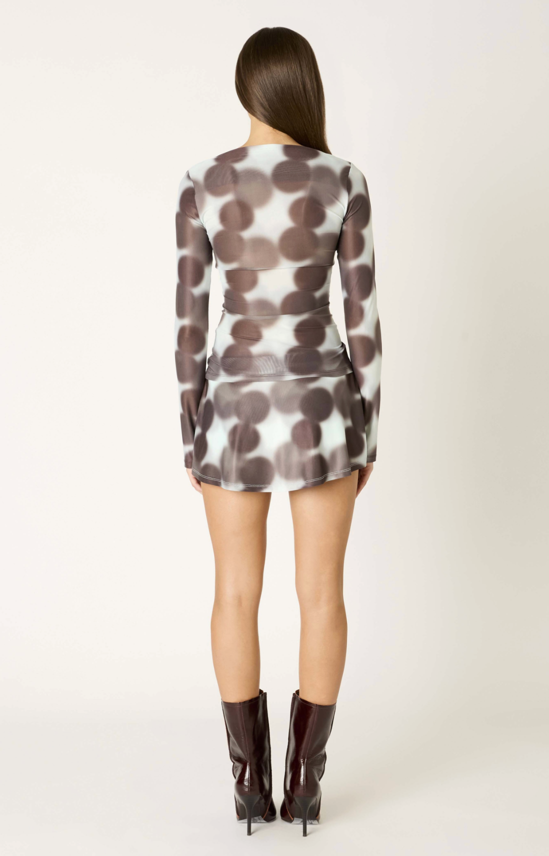 Willowmere Skort - blue/brown