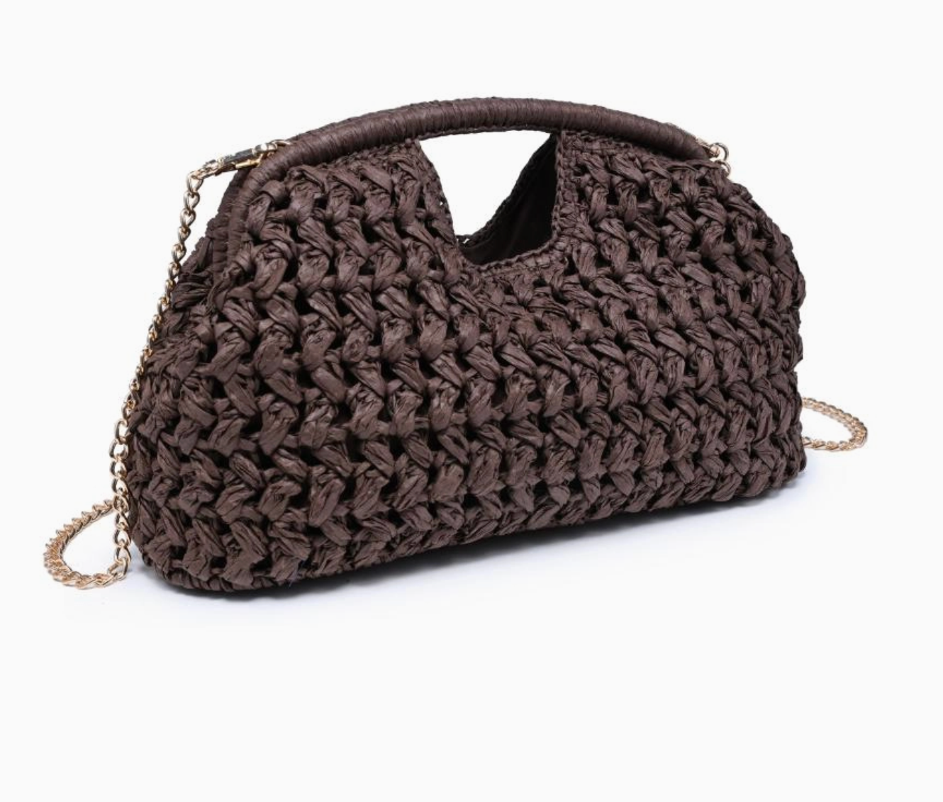 Lani Clutch- Chocolate