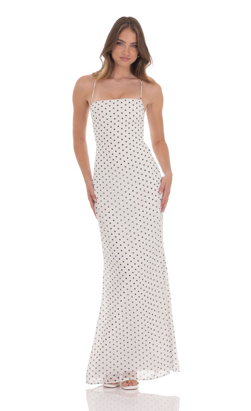 Beatrice PolkaDot Maxi Dress