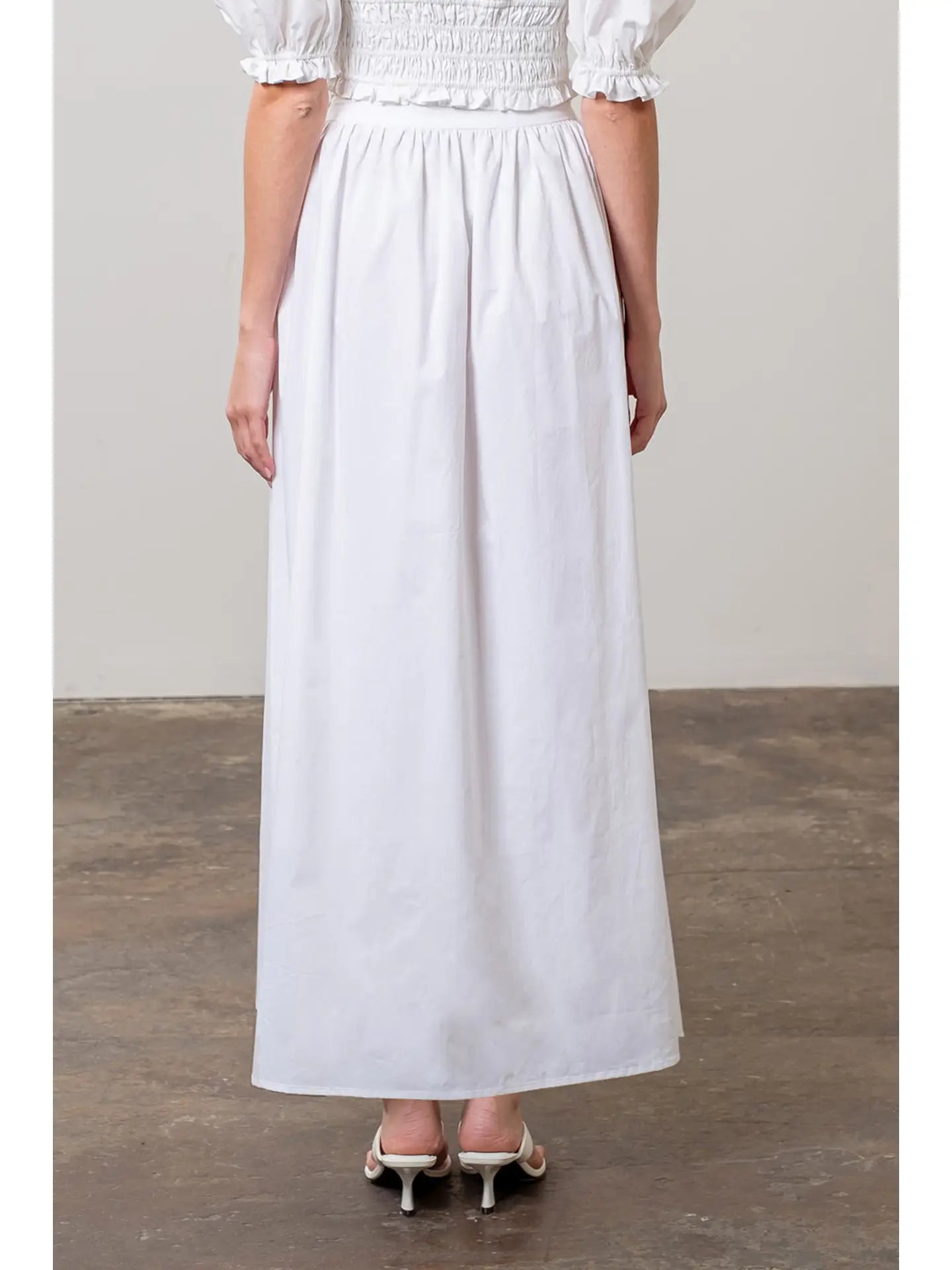 Kate High Waist Midi Skirt