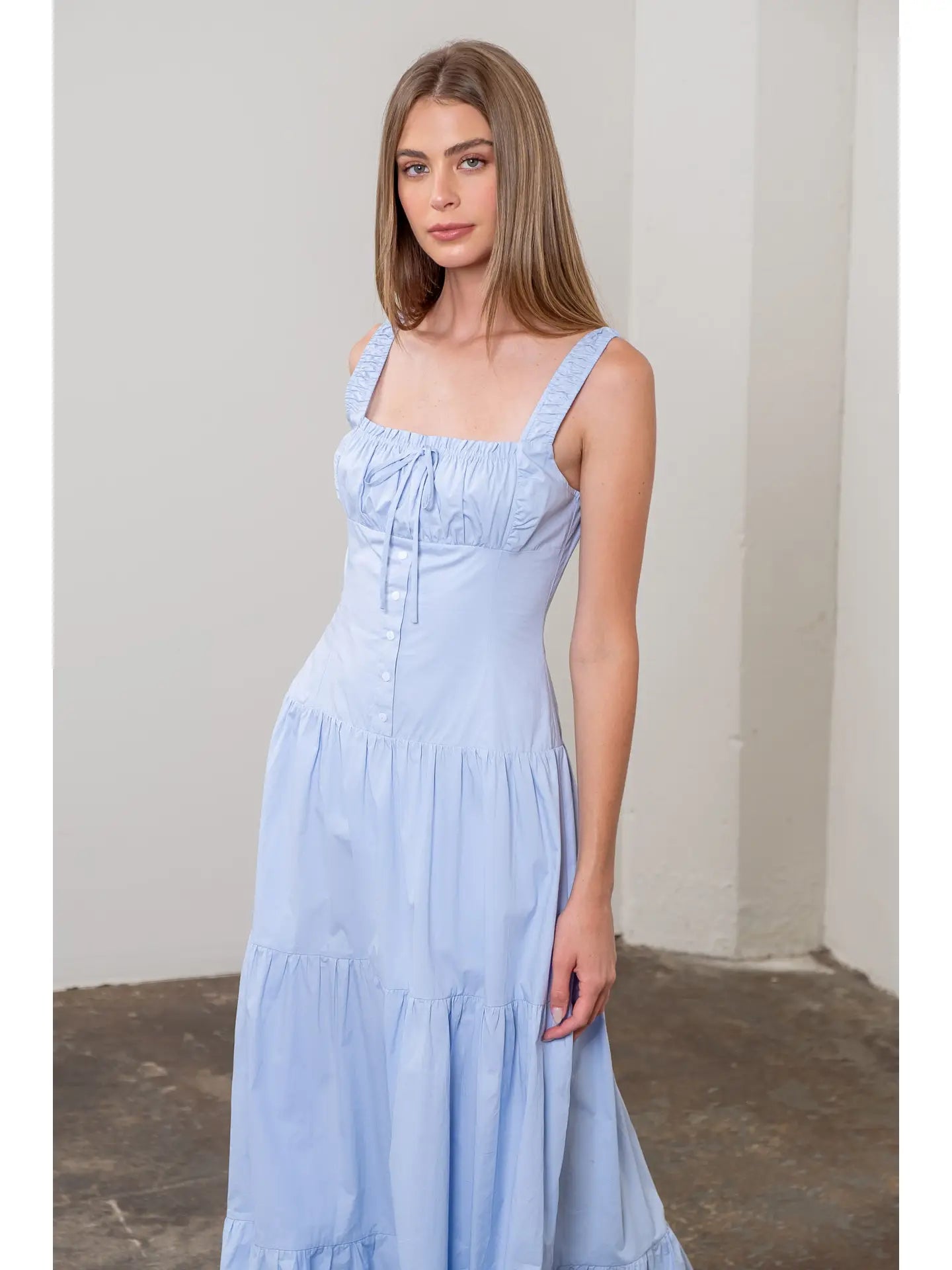 Cassandra Maxi Dress - Blue