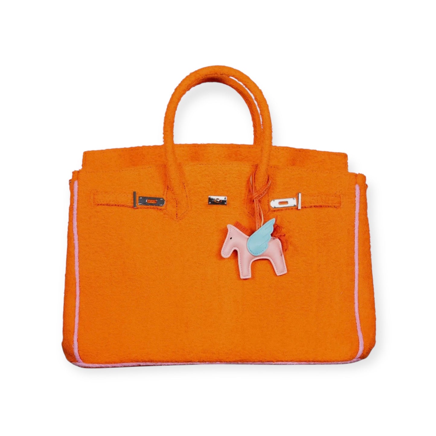 Beach Birkin -Orange Peel Large