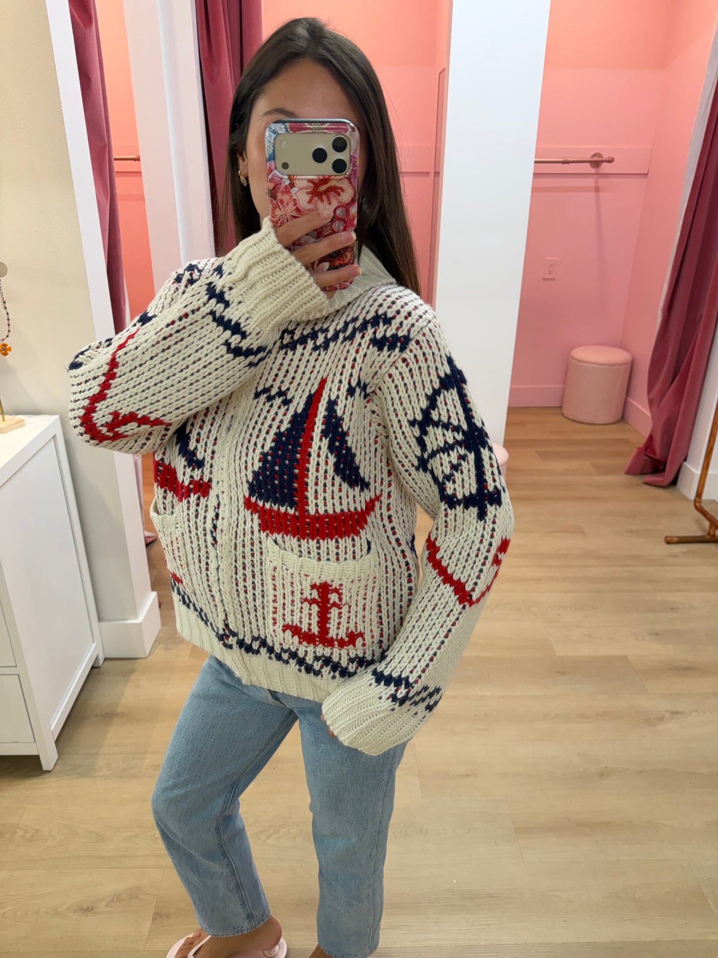 The Inlet Knit Zip Up Sweater