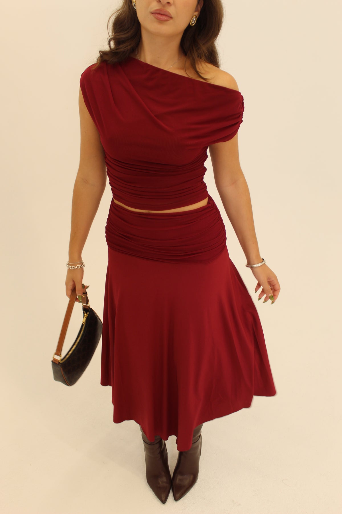 Evelyn Top - OXBLOOD RED