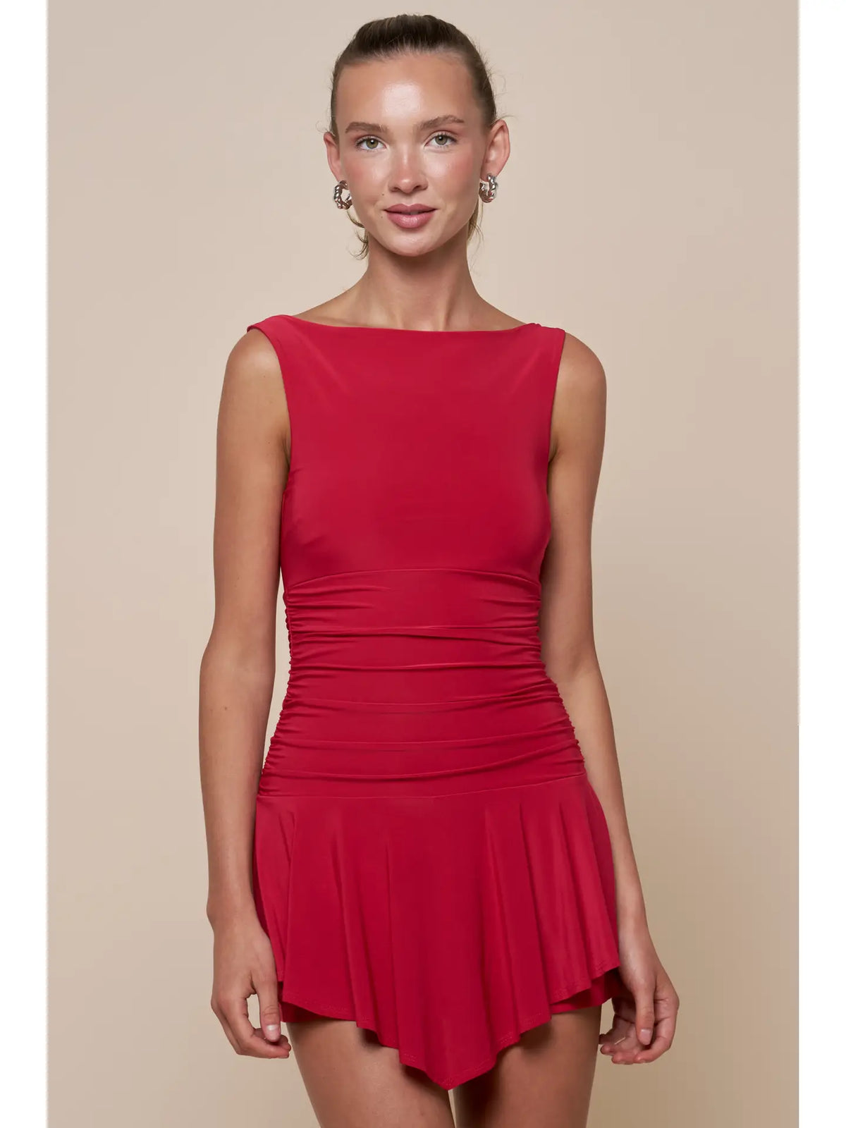 Rebecca Romper - RED
