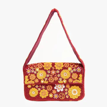 Kendall Beaded Shoulder Bag