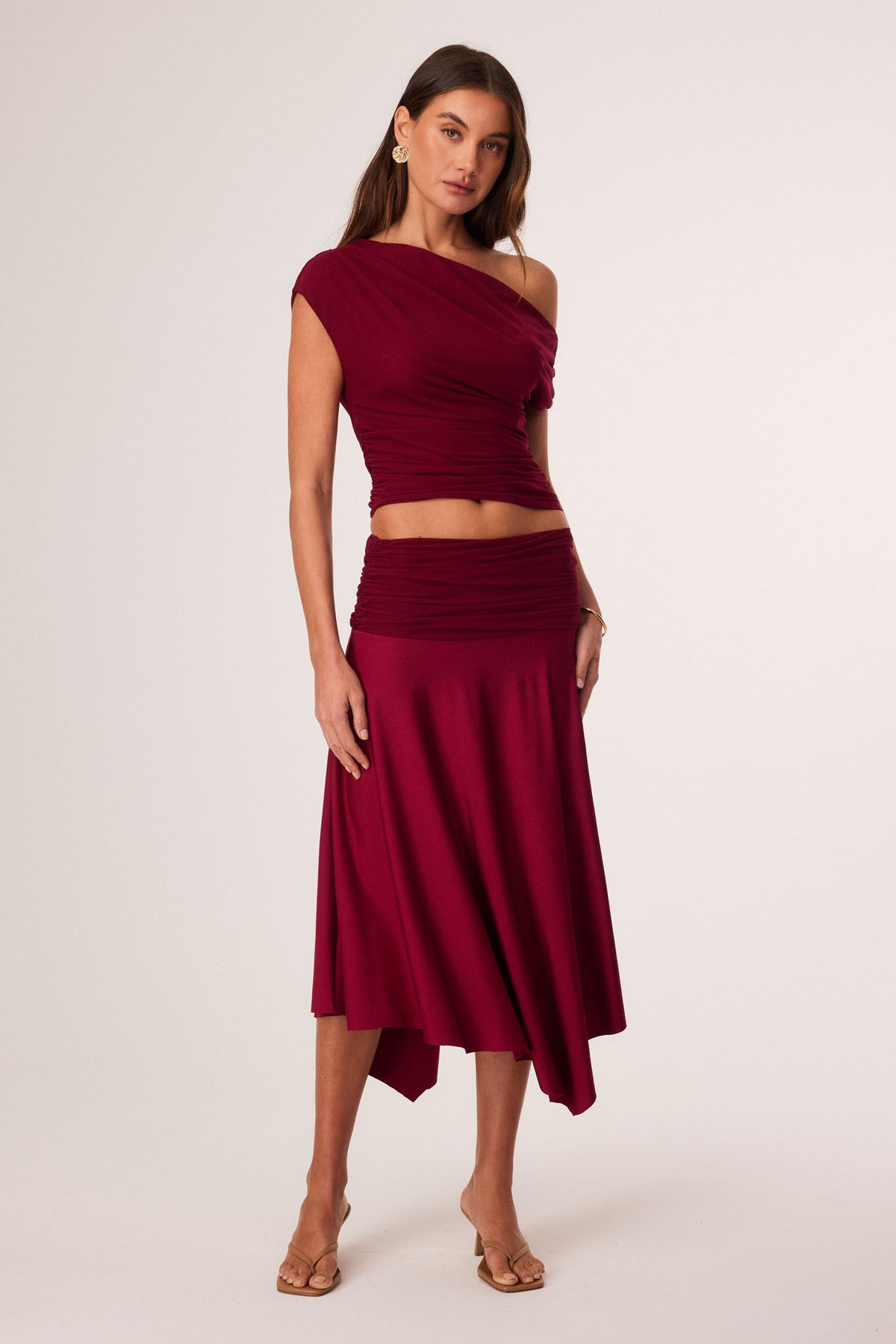 Evelyn Top - OXBLOOD RED