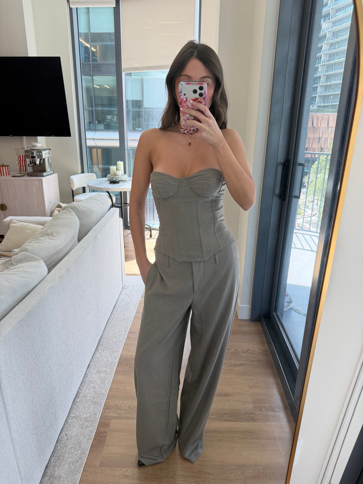 Lavinia Corset - Grey