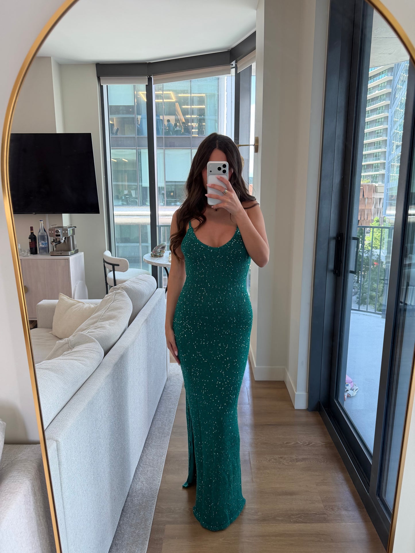 Arzene Maxi Dress - teal
