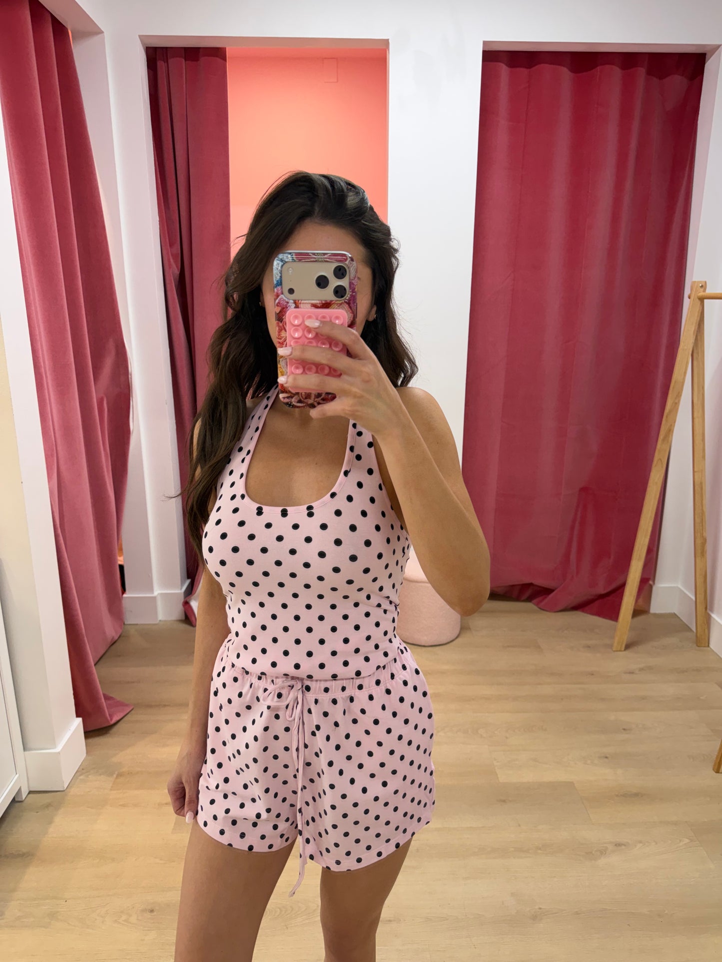LadyBug Tank Top -Pink