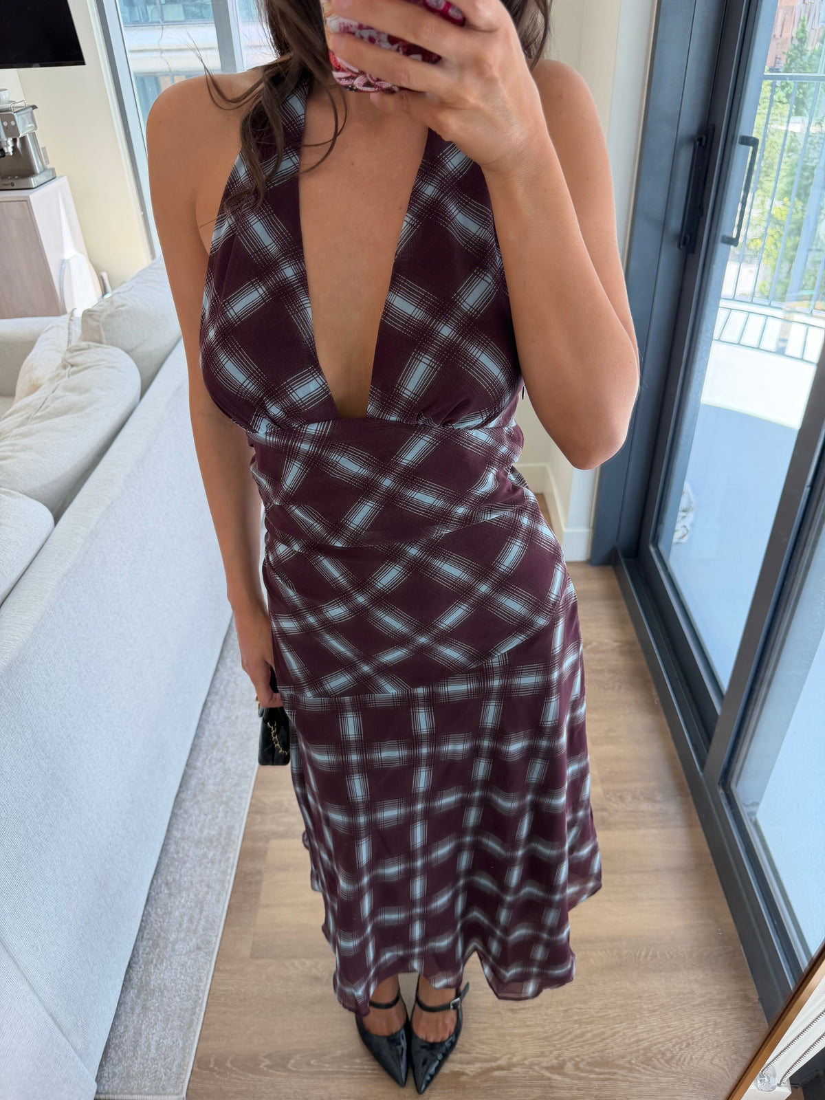 Salvatore Dress - merlot