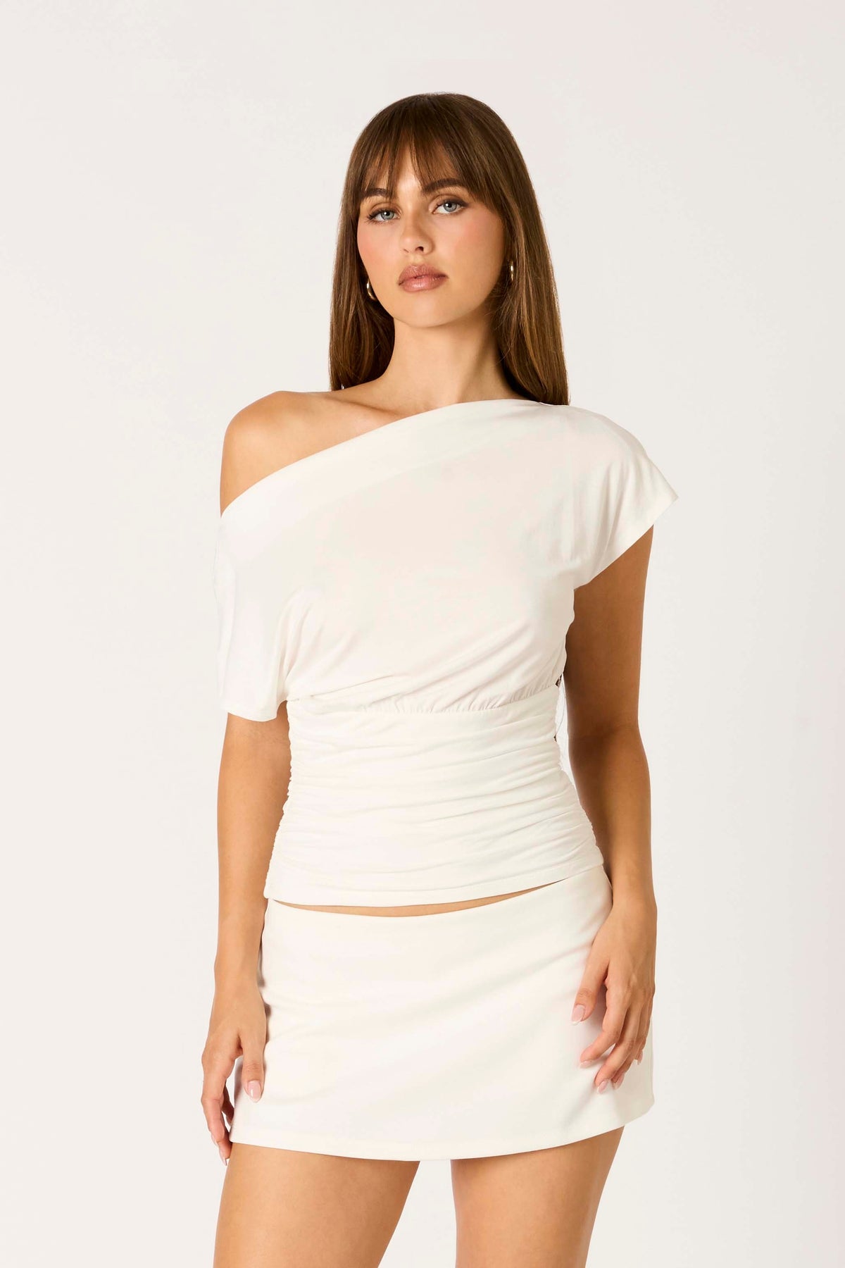 Shelby Off-Shoulder Top - CREAM