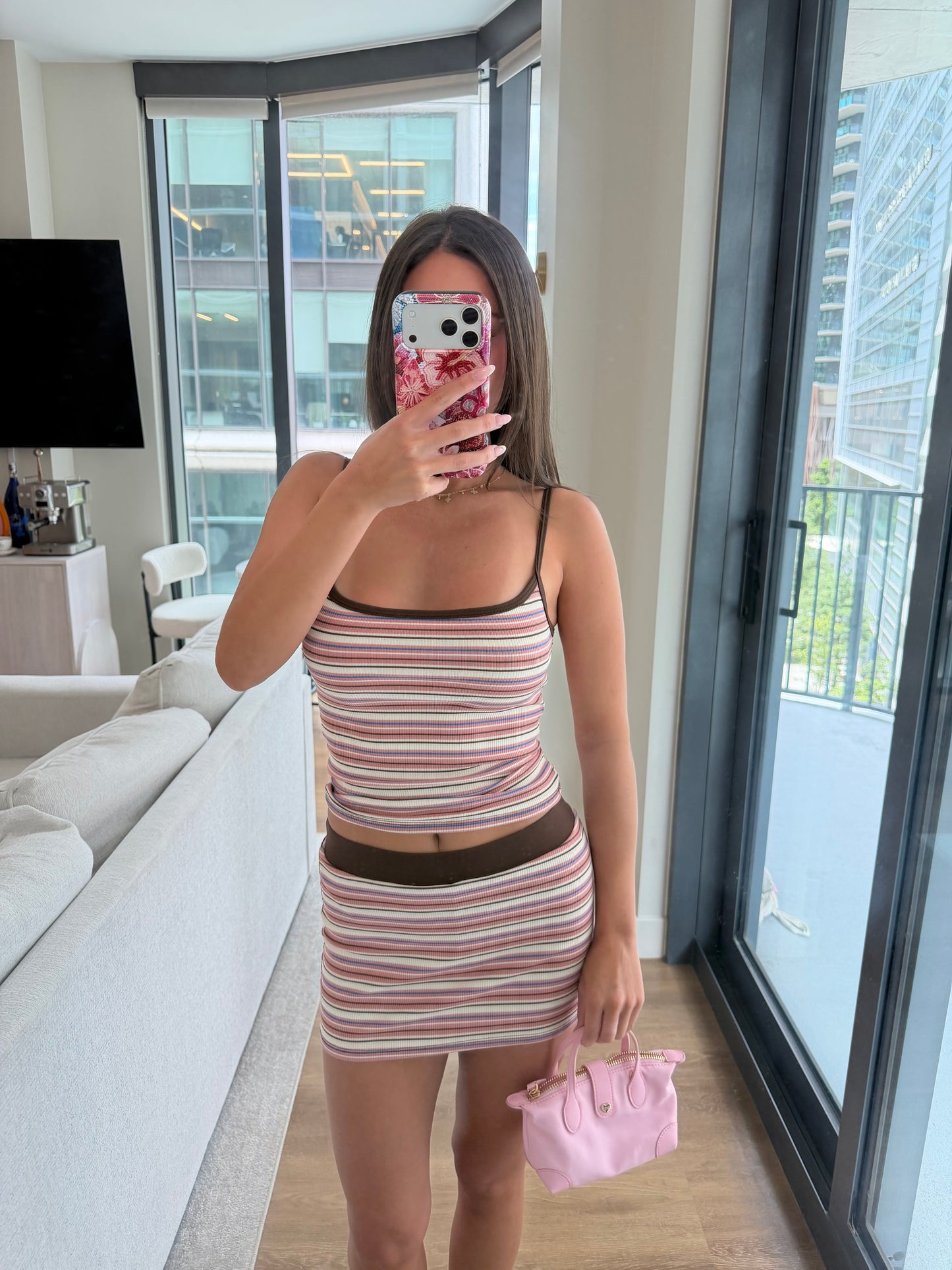 Devon Striped Ribbed Tank