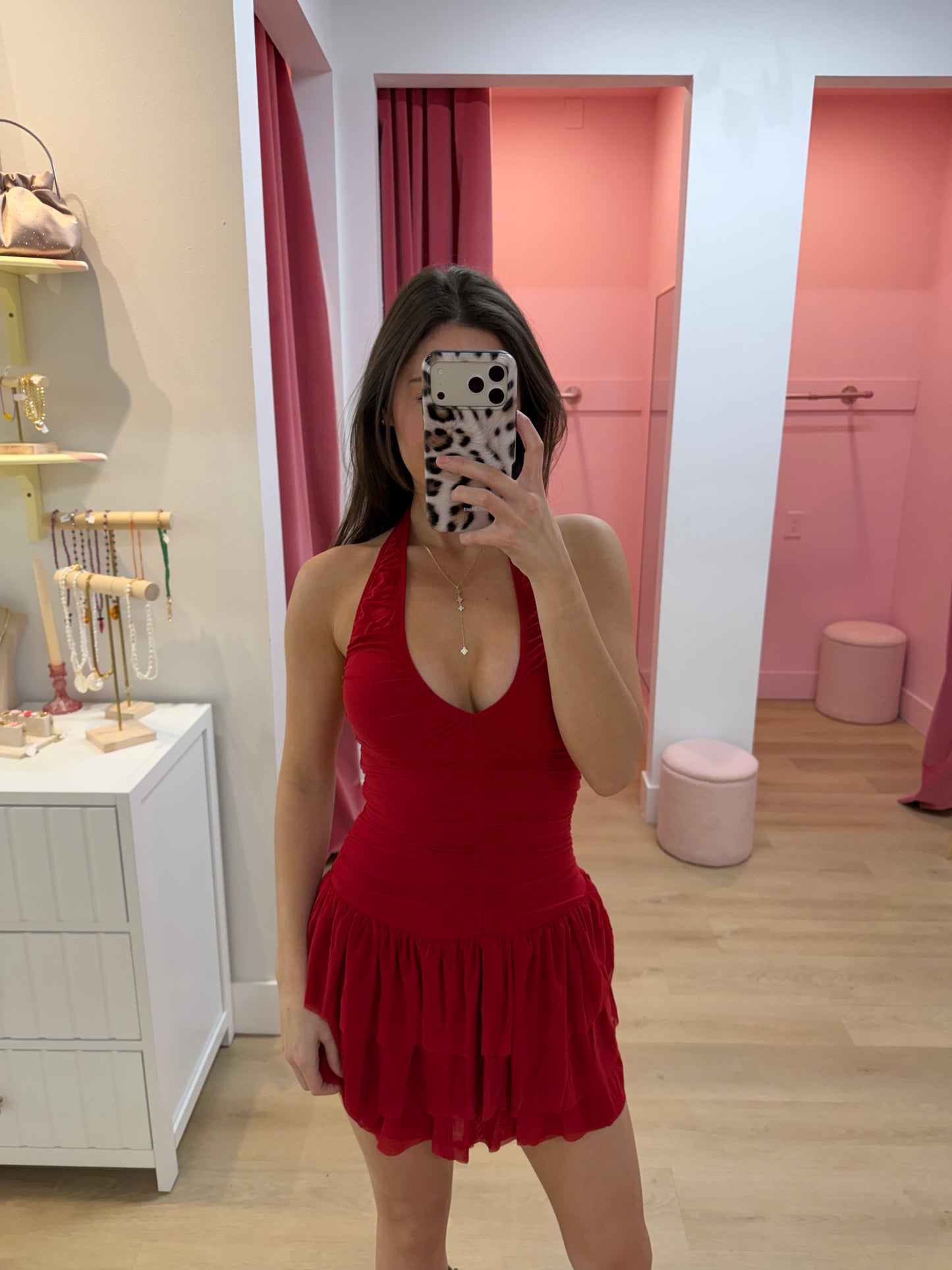 kathleen dress - RUBY RED