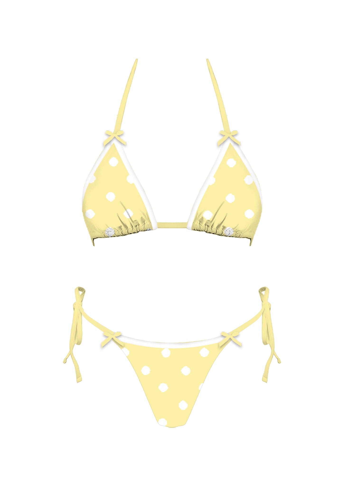 Bailey Bikini Top - Butter Polka